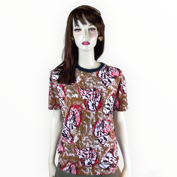 Slim Fit Allover Print Cotton T-shirt
