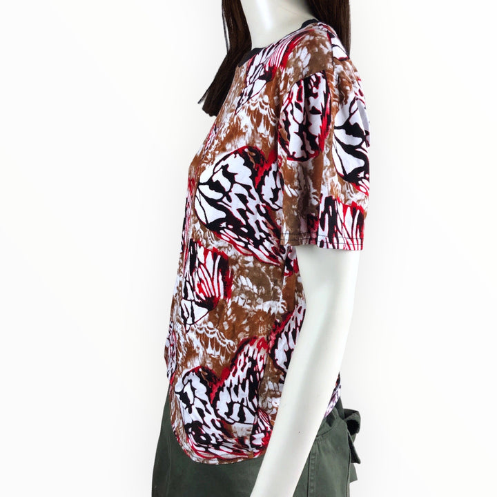 Slim Fit Allover Print Cotton T-shirt