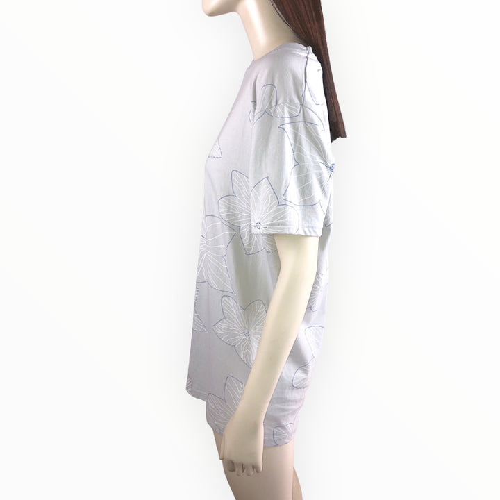 Hoxton Denim Printed Cotton T-shirt