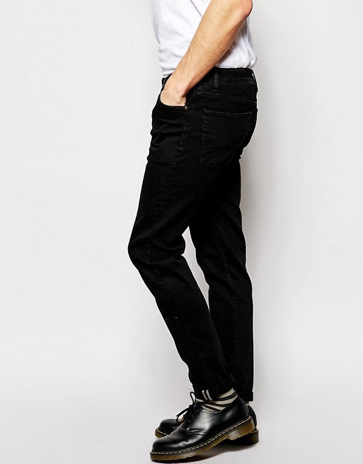 11.5oz Denim Skinny Jeans in Black