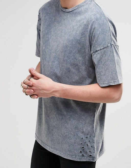 Lightweight Tee in Distress