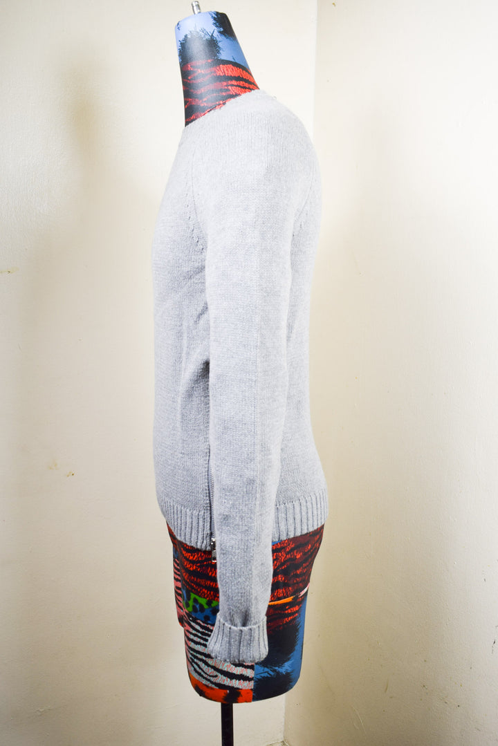 Fashion Sweater with Zip Detail