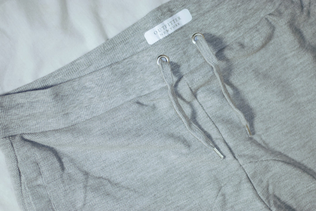 Lightweight Paneled Cotton Sweatpants