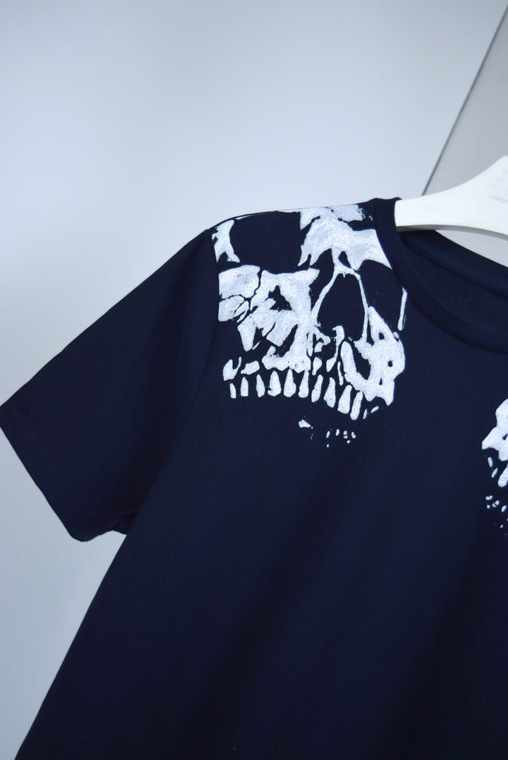 Printed Longline Cotton T-shirt