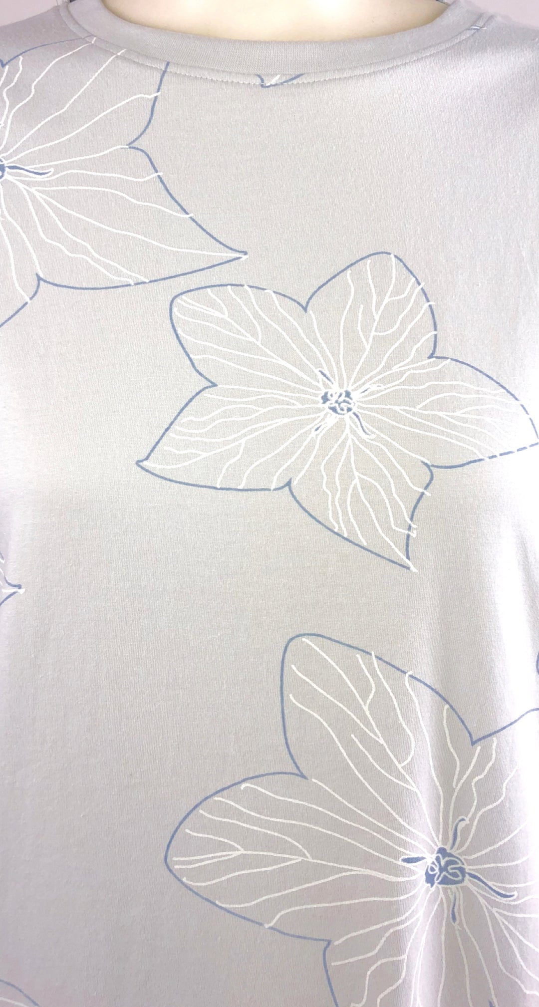 Hoxton Denim Printed Cotton T-shirt