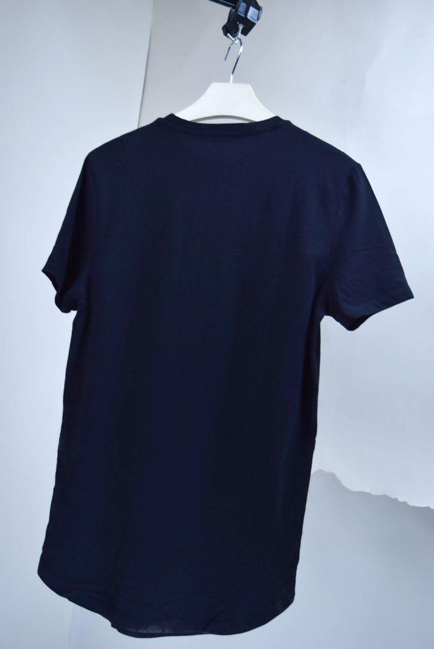 Printed Longline Cotton T-shirt
