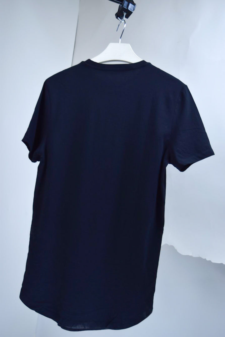 Printed Longline Cotton T-shirt