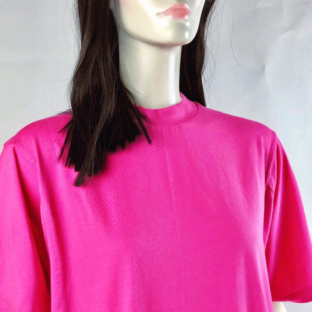 Mock Neck Longline T-shirt