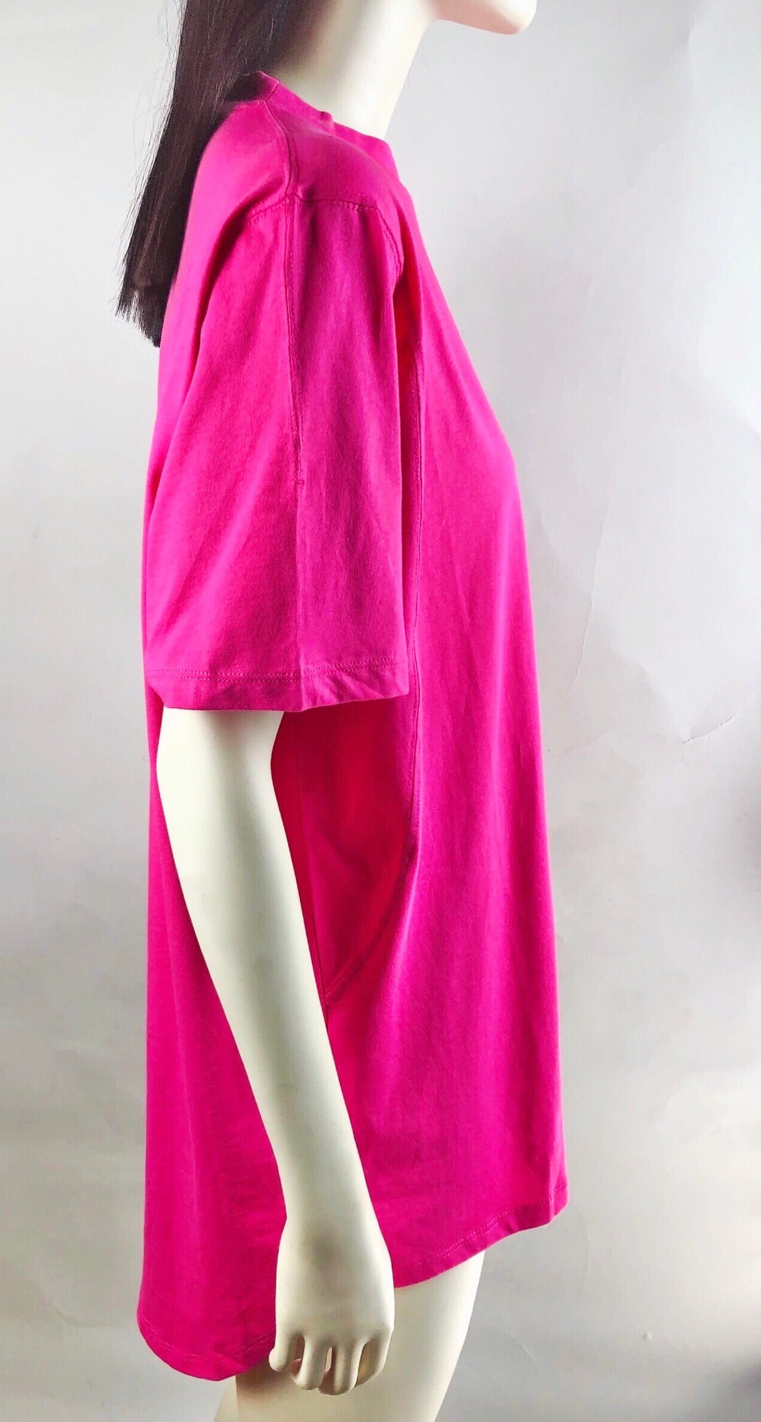 Mock Neck Longline T-shirt