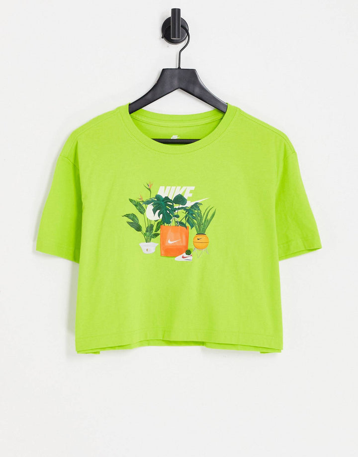 Printed Crop T-shirt