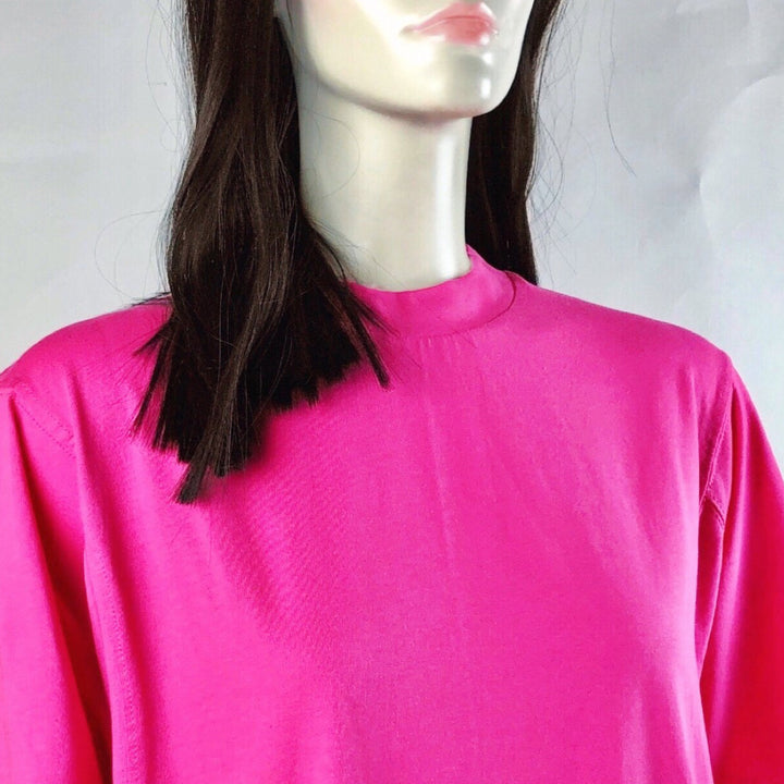 Mock Neck Longline T-shirt