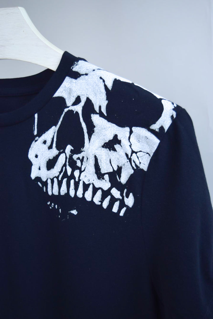 Printed Longline Cotton T-shirt