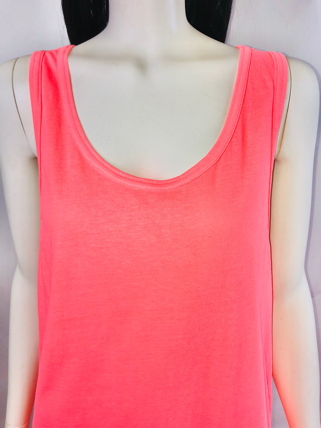 Sunny Peach Racer-Back Tank Top